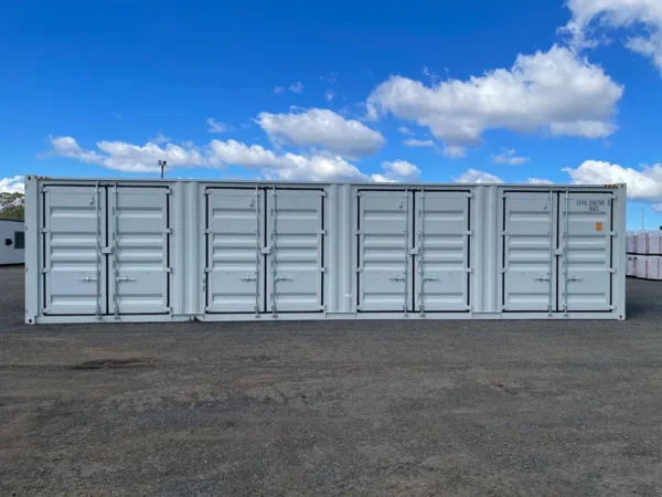 40FT High Cube Storage Shipping Container Conex w/4 Open Side Door 9.5′ Tall